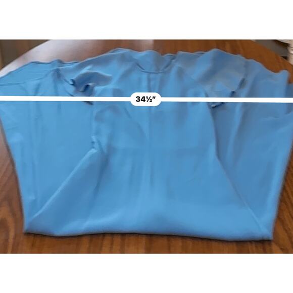 Reiss Blue Eleni viscose crepe midi dress size XS /2 - Picture 11 of 11